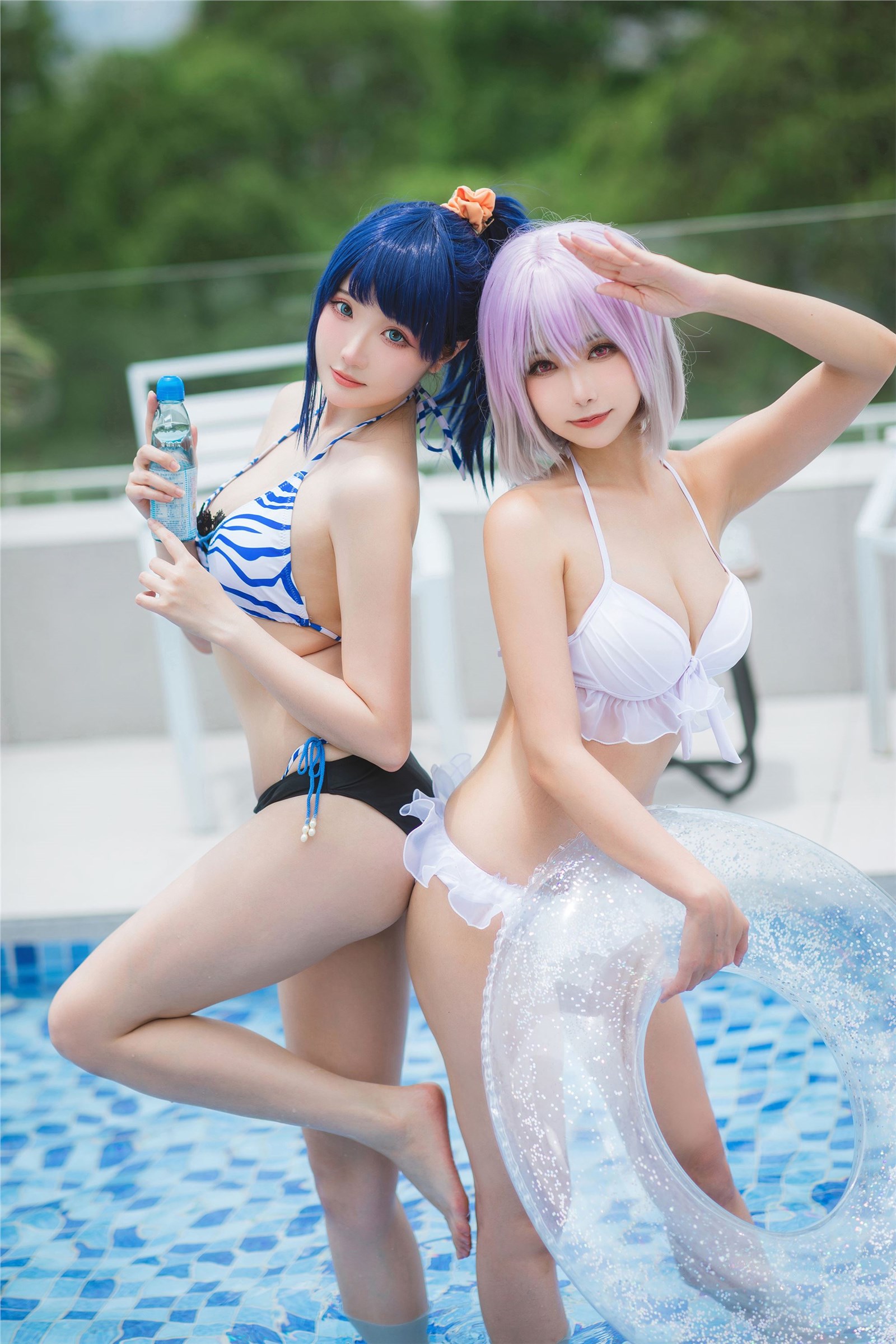 Momoko SunflowerGuaxi Sauce Vol.037 SSSS GRIDMAN Bao Duo Liu HuaXin Tiao Qian swimsuit(31)